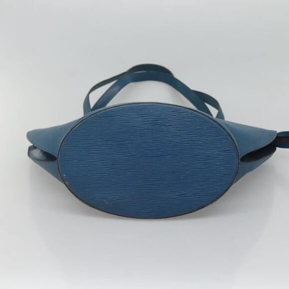 LOUIS VUITTON Epi Saint Jacques Shopping Shoulder Bag Blue M52275 - Picture 5 of 16